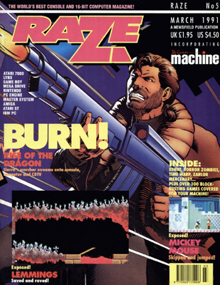 Raze issue cover