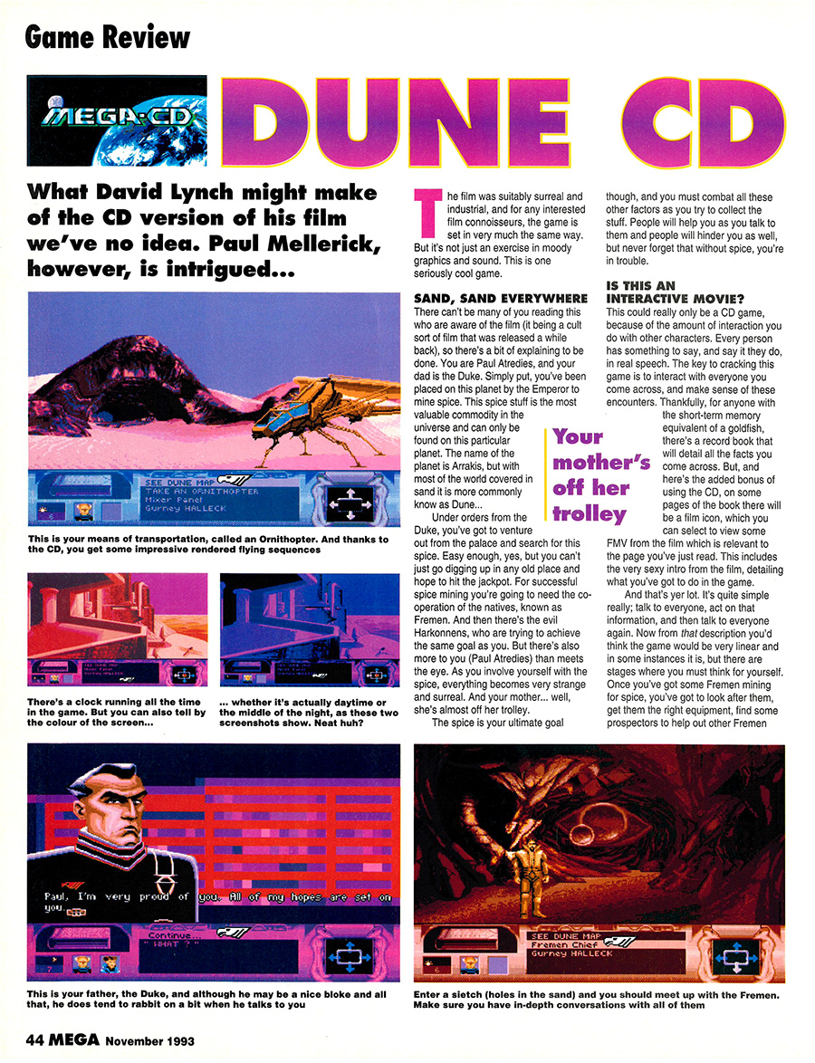 Dune CD (Mega CD)