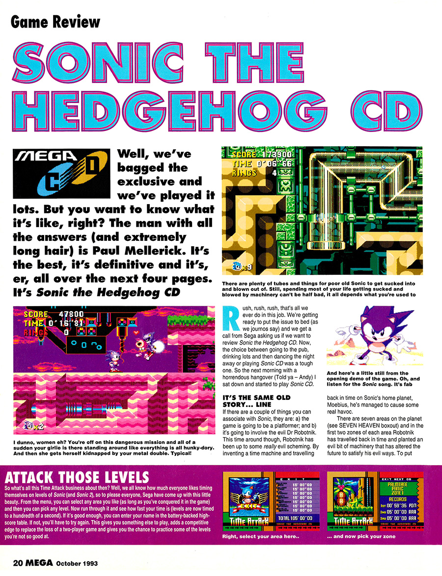 Sonic CD (Mega CD)