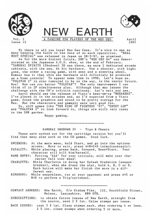 New Earth Volume 2 Issue 12 - april 1997 (UK)