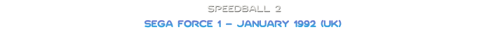 Speedball 2